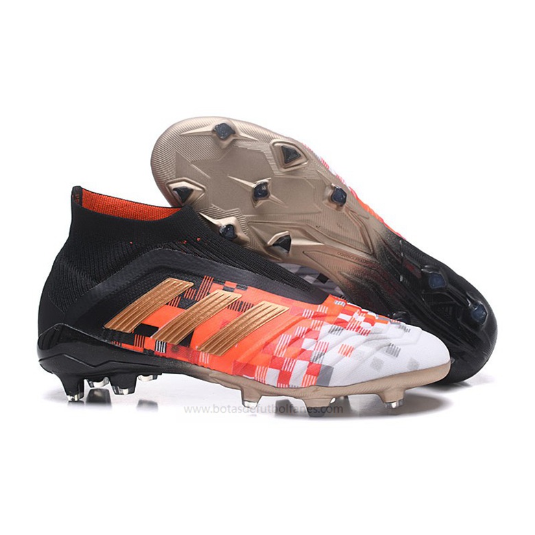 Adidas Predator FG Mujer Telstar Negro Rojo